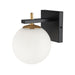 Dainolite Canada - One Light Wall Sconce - Vivaldi - Matte Black- Union Lighting Luminaires Decor