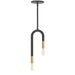 Dainolite Canada - Two Light Pendant - Wand - Black- Union Lighting Luminaires Decor