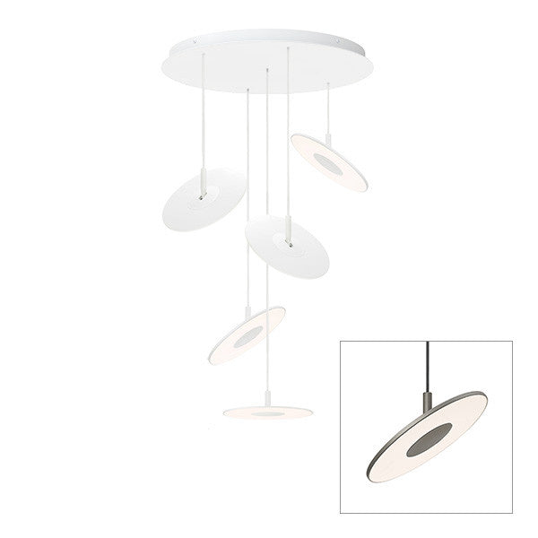 Pablo Designs - LED Chandelier - Circa - Graphite- Union Lighting Luminaires Decor