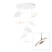 Pablo Designs - LED Chandelier - Circa - Graphite- Union Lighting Luminaires Decor
