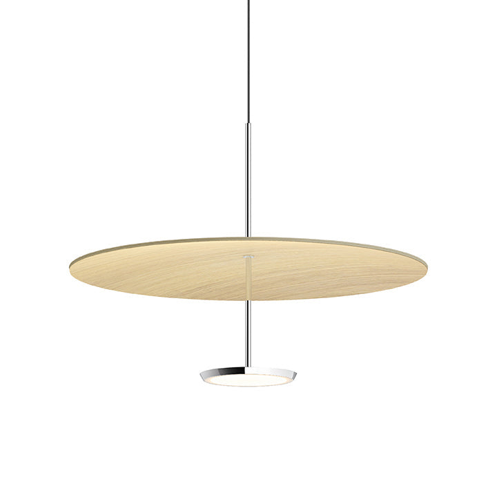 Pablo Designs - LED Pendant - Sky - Oak/Chrome- Union Lighting Luminaires Decor