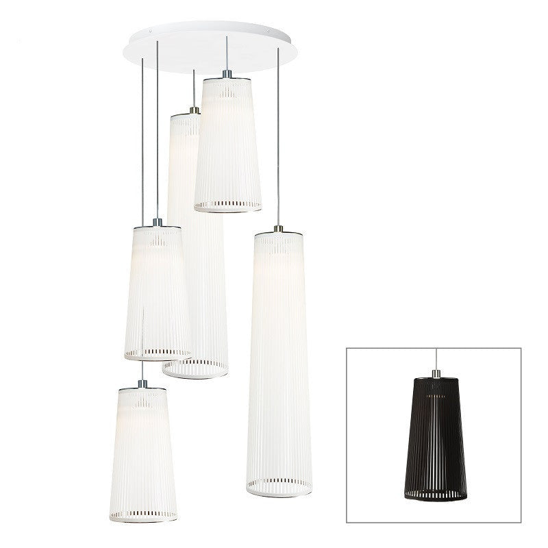 Pablo Designs - One Light Chandelier - Solis - Black- Union Lighting Luminaires Decor