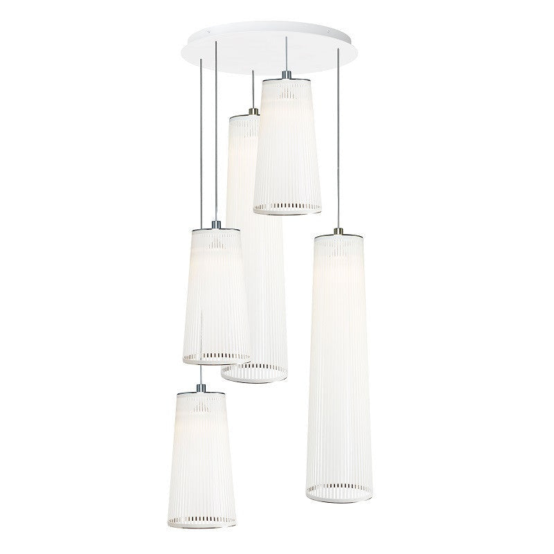 Pablo Designs - One Light Chandelier - Solis - White- Union Lighting Luminaires Decor
