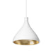 Pablo Designs - LED Pendant - Swell - White/ Brass- Union Lighting Luminaires Decor