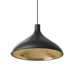 Pablo Designs - LED Pendant - Swell - Black/ Brass- Union Lighting Luminaires Decor