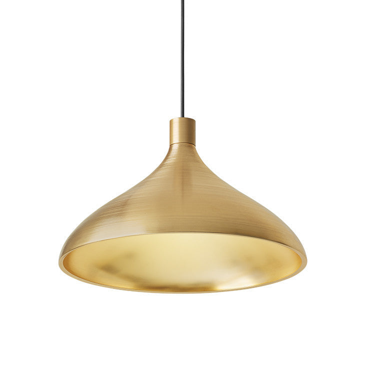 Pablo Designs - LED Pendant - Swell - Brass/ Brass- Union Lighting Luminaires Decor