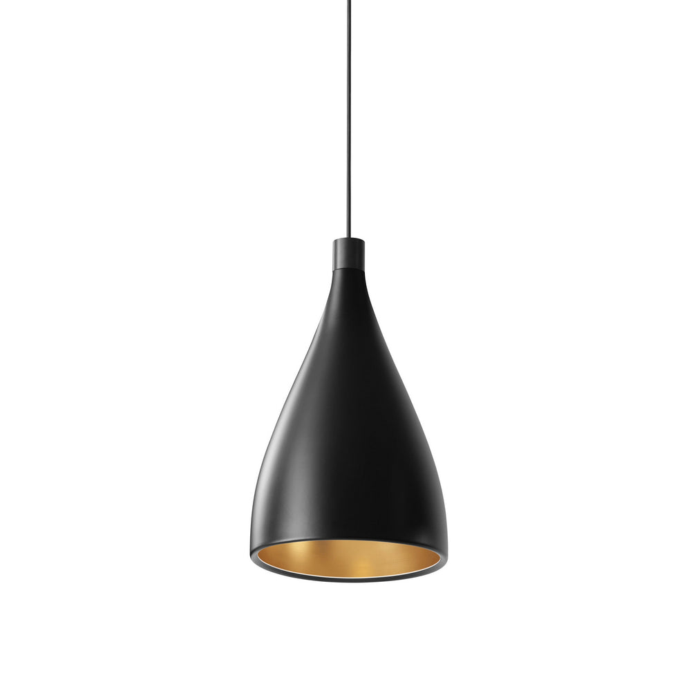 Pablo Designs - LED Pendant - Black/ Brass- Union Lighting Luminaires Decor