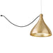 Pablo Designs - LED Pendant - Swell - Brass/ Brass- Union Lighting Luminaires Decor
