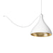 Pablo Designs - LED Pendant - Swell - White/ Brass- Union Lighting Luminaires Decor
