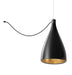 Pablo Designs - LED Chandelier - Swell - Black/ Brass- Union Lighting Luminaires Decor