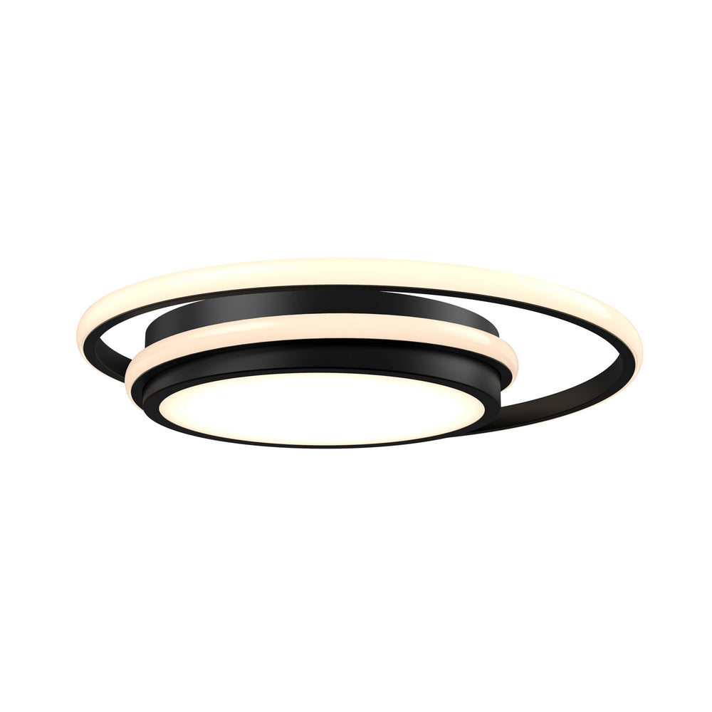 Dals - One Light Flush Mount - Newton - BK- Union Lighting Luminaires Decor