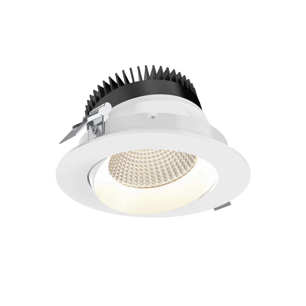 Dals - Regressed Gimbal Downlight - Revolve - White- Union Lighting Luminaires Decor