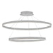 Dainolite Canada - LED Chandelier - Circulo - Silver- Union Lighting Luminaires Decor