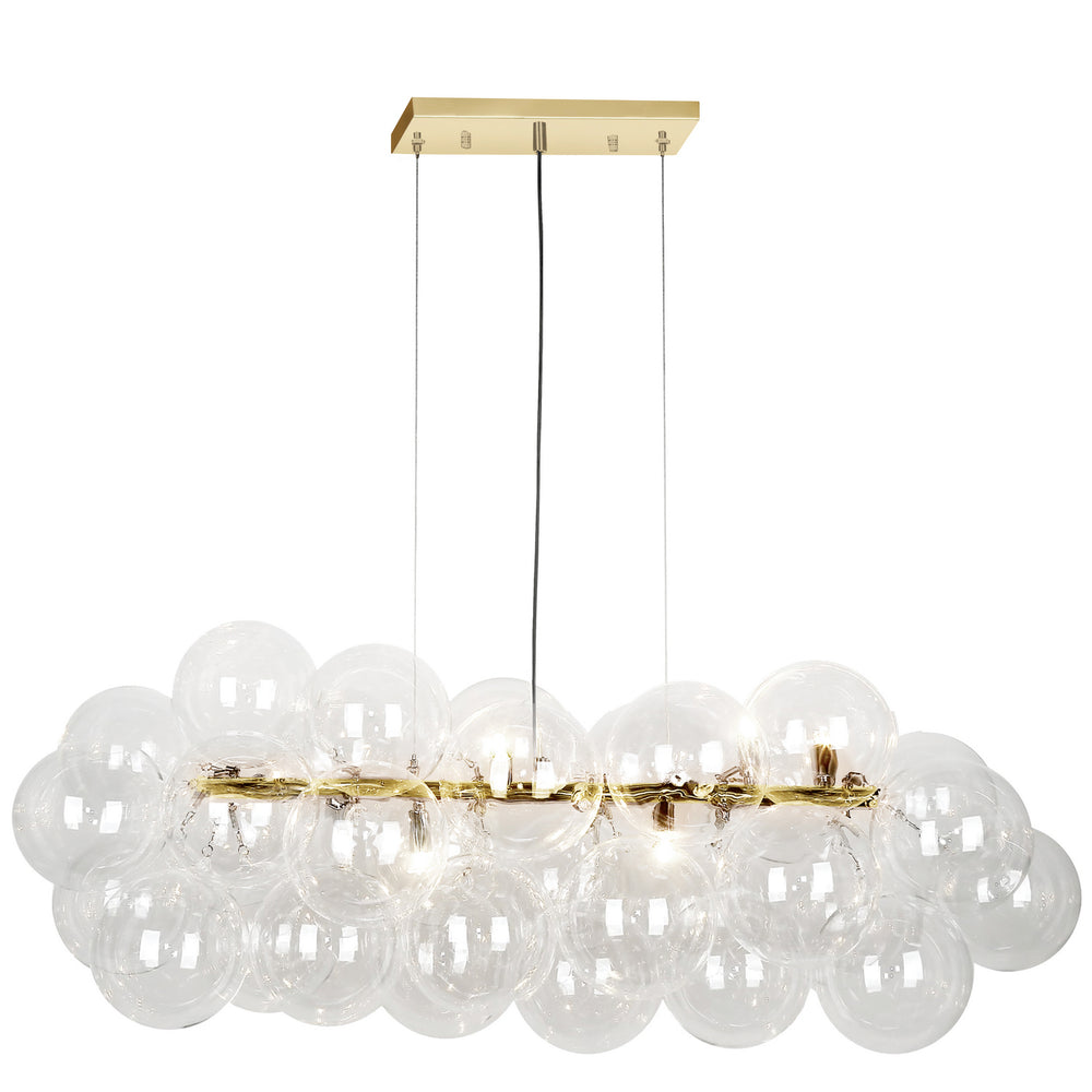Dainolite Canada - Ten Light Pendant - Comet - Clear- Union Lighting Luminaires Decor