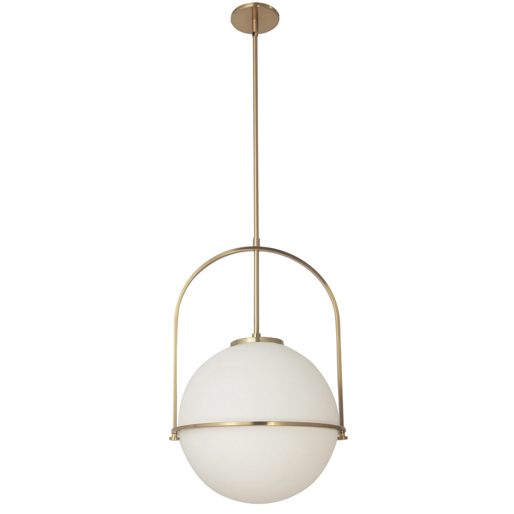 Dainolite Canada - One Light Pendant - Paola - Aged Brass- Union Lighting Luminaires Decor