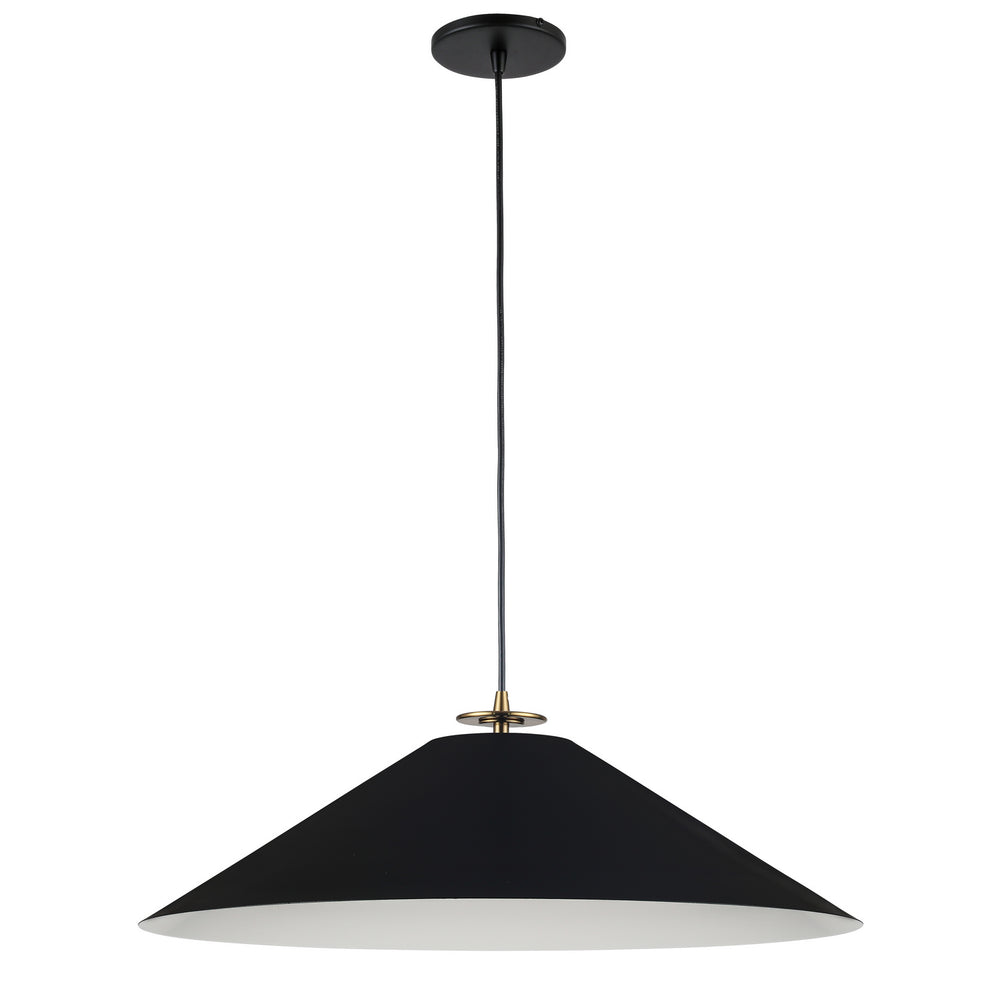 Dainolite Canada - One Light Pendant - Prudence - Black- Union Lighting Luminaires Decor