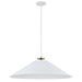 Dainolite Canada - One Light Pendant - Prudence - White- Union Lighting Luminaires Decor