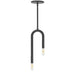 Dainolite Canada - Two Light Pendant - Wand - Black- Union Lighting Luminaires Decor