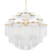 Corbett Lighting Canada - 12 Light Chandelier - Celestial - Aged Brass- Union Lighting Luminaires Decor