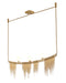 Bethel International Canada - Three Light Chandelier - Gold- Union Lighting Luminaires Decor