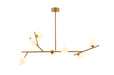 Bethel International Canada - Seven Light Chandelier - Brass- Union Lighting Luminaires Decor