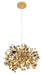 Bethel International Canada - Three Light Pendant - Gold- Union Lighting Luminaires Decor