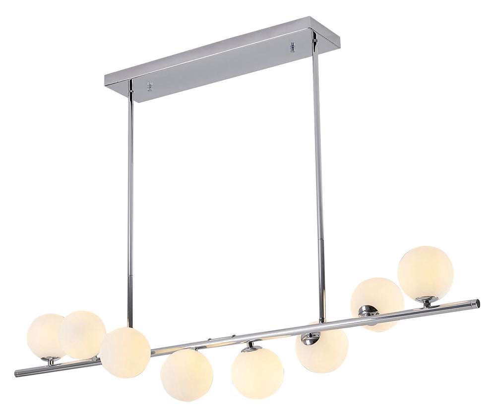 Bethel International Canada - Eight Light Chandelier - Chrome- Union Lighting Luminaires Decor