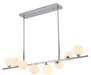 Bethel International Canada - Eight Light Chandelier - Chrome- Union Lighting Luminaires Decor