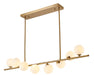 Bethel International Canada - Eight Light Chandelier - Copper- Union Lighting Luminaires Decor
