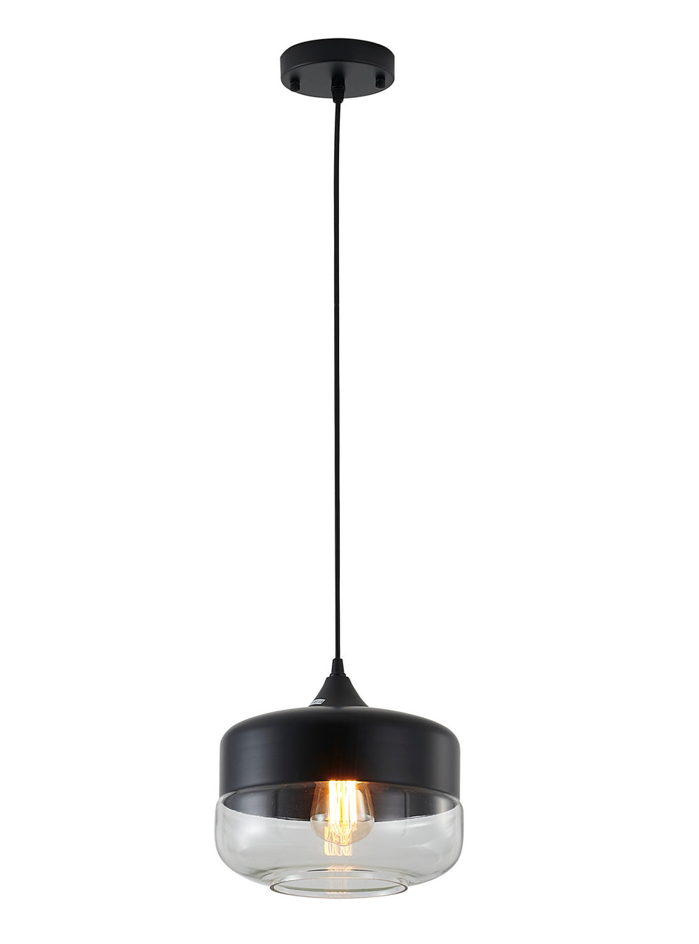 Bethel International Canada - One Light Pendant - Matte Black- Union Lighting Luminaires Decor