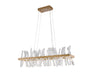 Bethel International Canada - LED Chandelier - Gold- Union Lighting Luminaires Decor