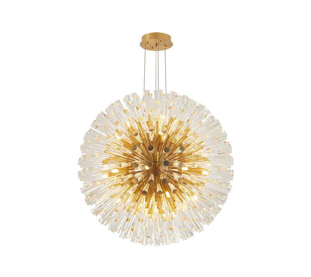 Bethel International Canada - 30 Light Chandelier - Brass- Union Lighting Luminaires Decor