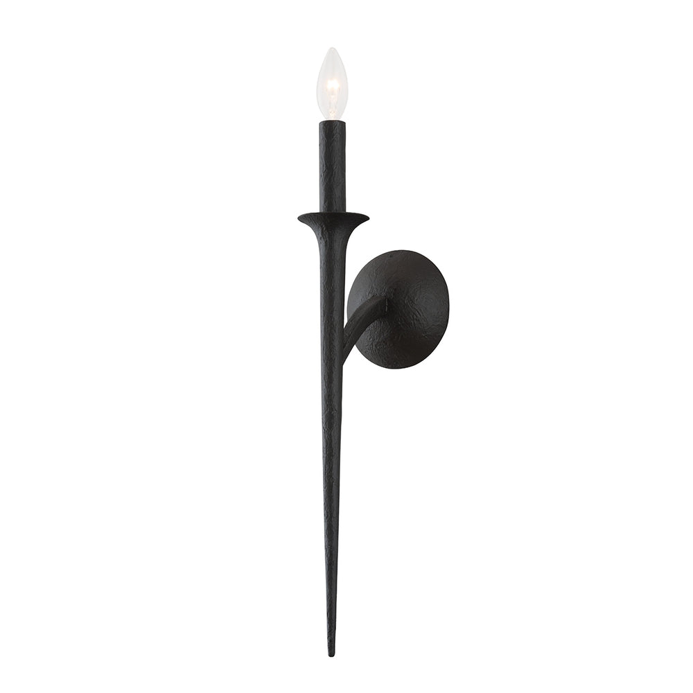 Troy Lighting Canada - One Light Wall Sconce - Luca - Black Iron- Union Lighting Luminaires Decor