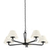 Troy Lighting Canada - Five Light Chandelier - Ozias - Black Iron- Union Lighting Luminaires Decor