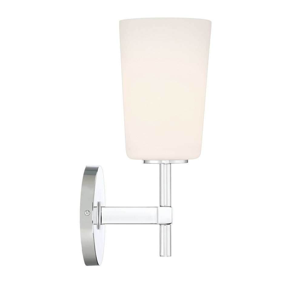 Crystorama - One Light Wall Sconce - Colton - Polished Chrome- Union Lighting Luminaires Decor