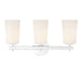 Crystorama - Three Light Wall Sconce - Colton - Polished Chrome- Union Lighting Luminaires Decor