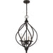 Quoizel - Four Light Pendant - Dupont - Old Bronze- Union Lighting Luminaires Decor