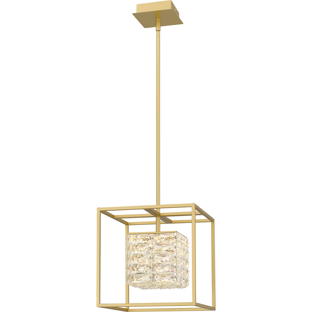 Quoizel - LED Pendant - Dazzle - Soft Gold- Union Lighting Luminaires Decor