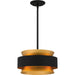 Quoizel - Three Light Pendant - Quoizel Pendant - Earth Black- Union Lighting Luminaires Decor