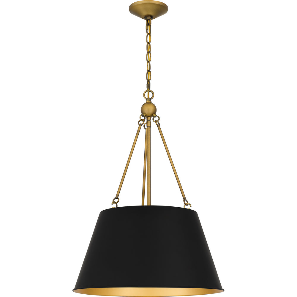 Quoizel - Four Light Pendant - Quoizel Pendant - Matte Black- Union Lighting Luminaires Decor