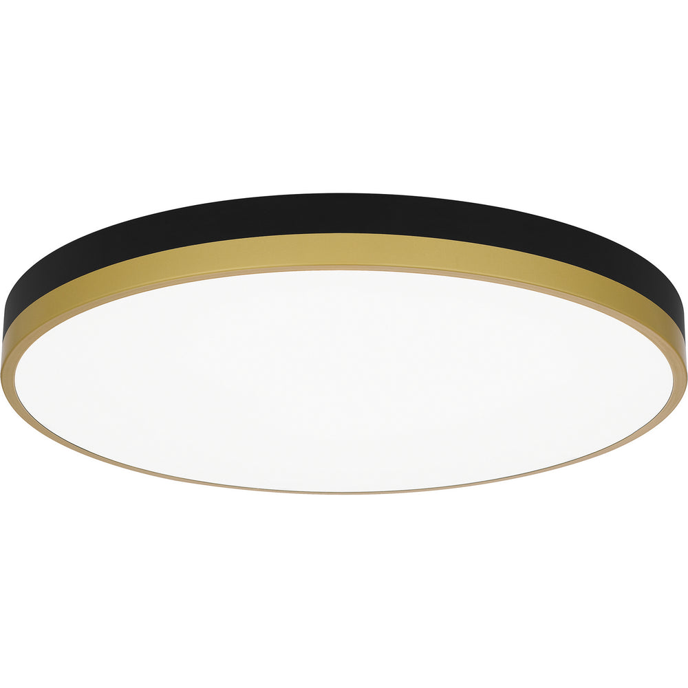 Quoizel - LED Flush Mount - Weldin - Matte Black Gold- Union Lighting Luminaires Decor