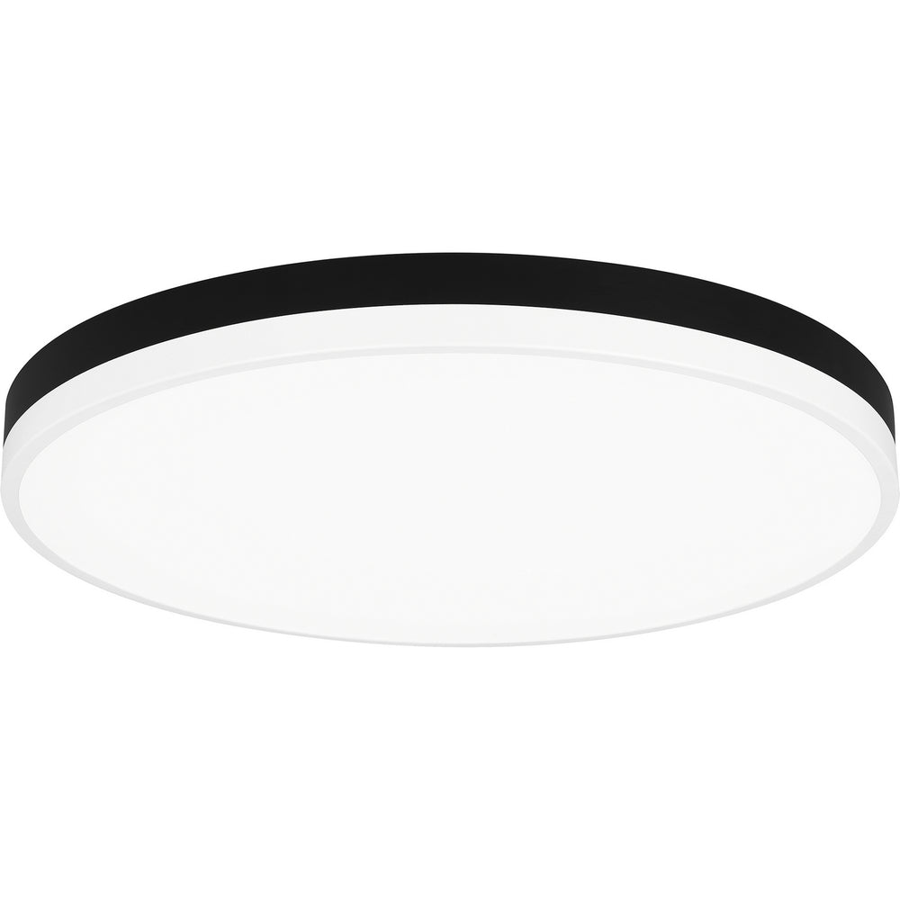 Quoizel - LED Flush Mount - Weldin - Matte Black White- Union Lighting Luminaires Decor