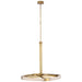 Visual Comfort Signature Canada - LED Chandelier - Covet - Antique-Burnished Brass and Alabaster- Union Lighting Luminaires Decor