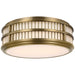 Ralph Lauren Canada - LED Flush Mount - Perren - Natural Brass and Glass Rods- Union Lighting Luminaires Decor