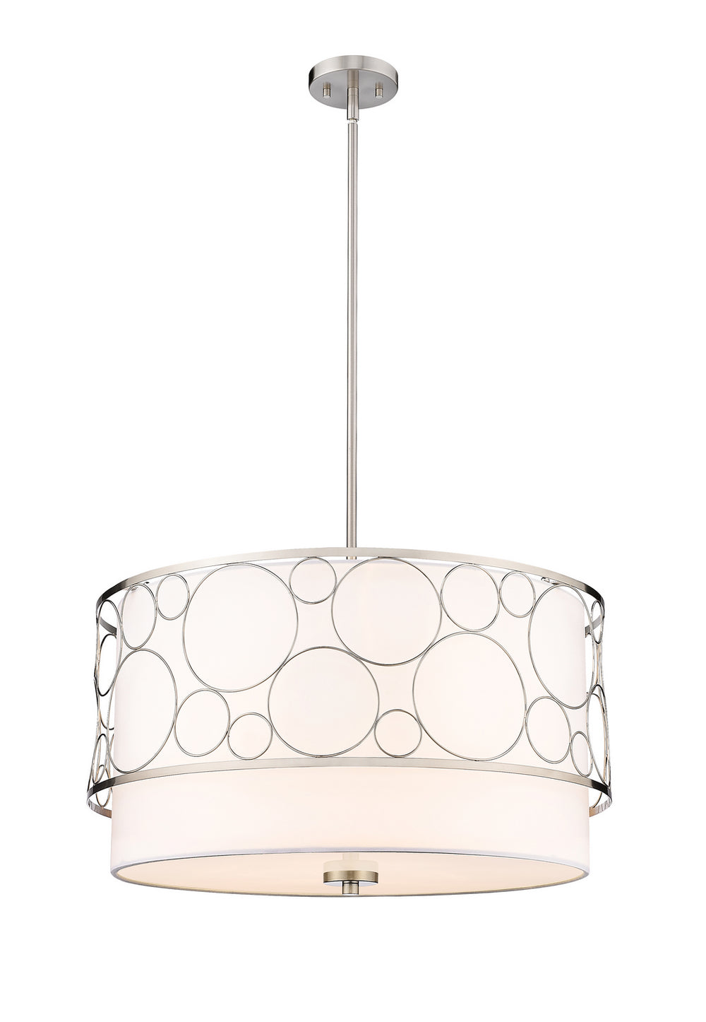 Z-Lite Canada - Four Light Chandelier - Kendall - Brushed Nickel- Union Lighting Luminaires Decor