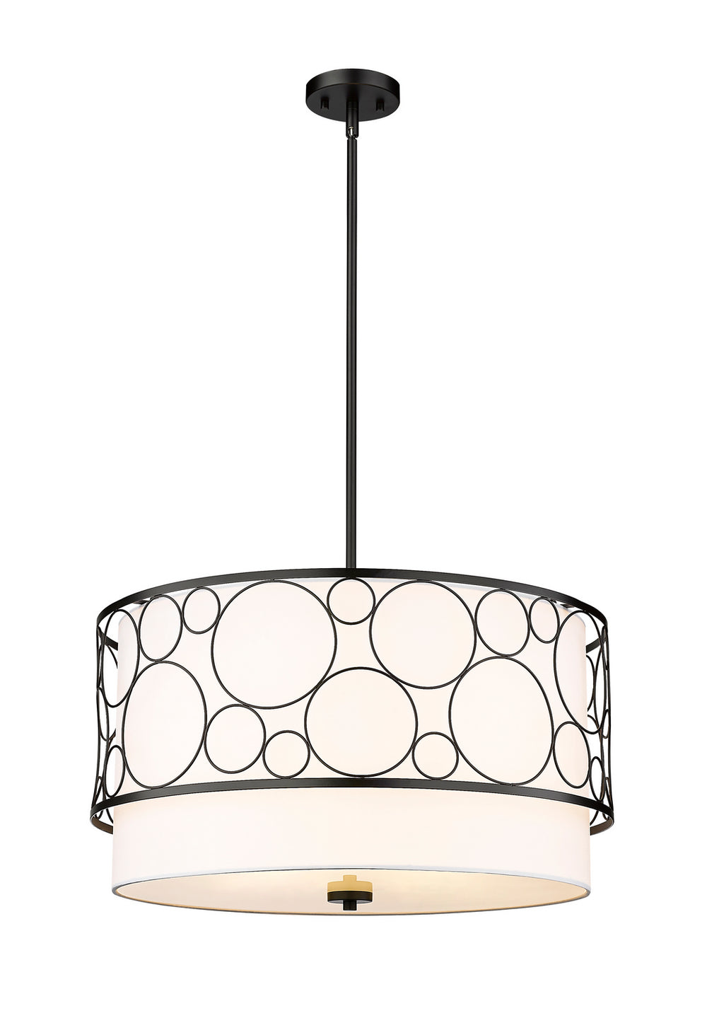 Z-Lite Canada - Four Light Chandelier - Kendall - Matte Black- Union Lighting Luminaires Decor