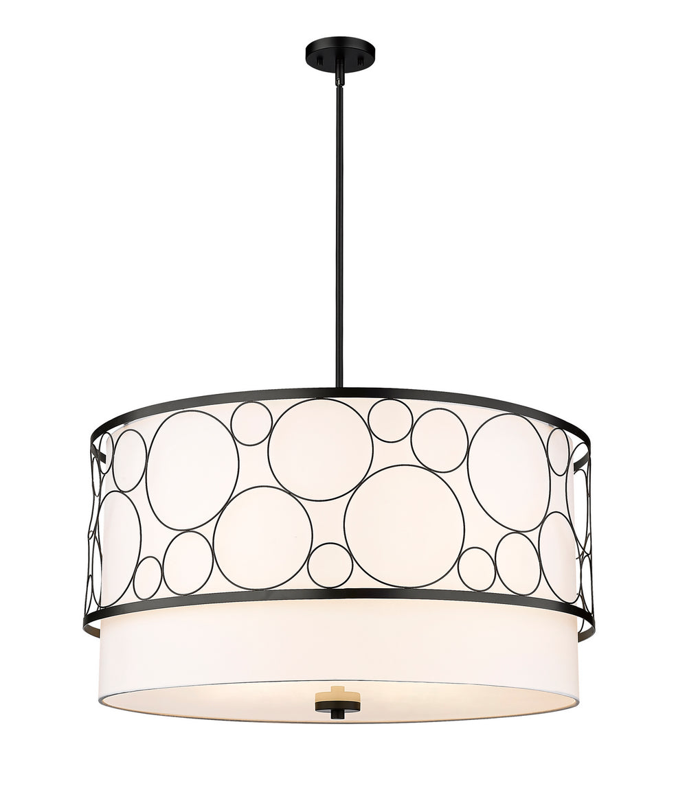 Z-Lite Canada - Five Light Chandelier - Kendall - Matte Black- Union Lighting Luminaires Decor