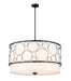 Z-Lite Canada - Five Light Chandelier - Kendall - Matte Black- Union Lighting Luminaires Decor