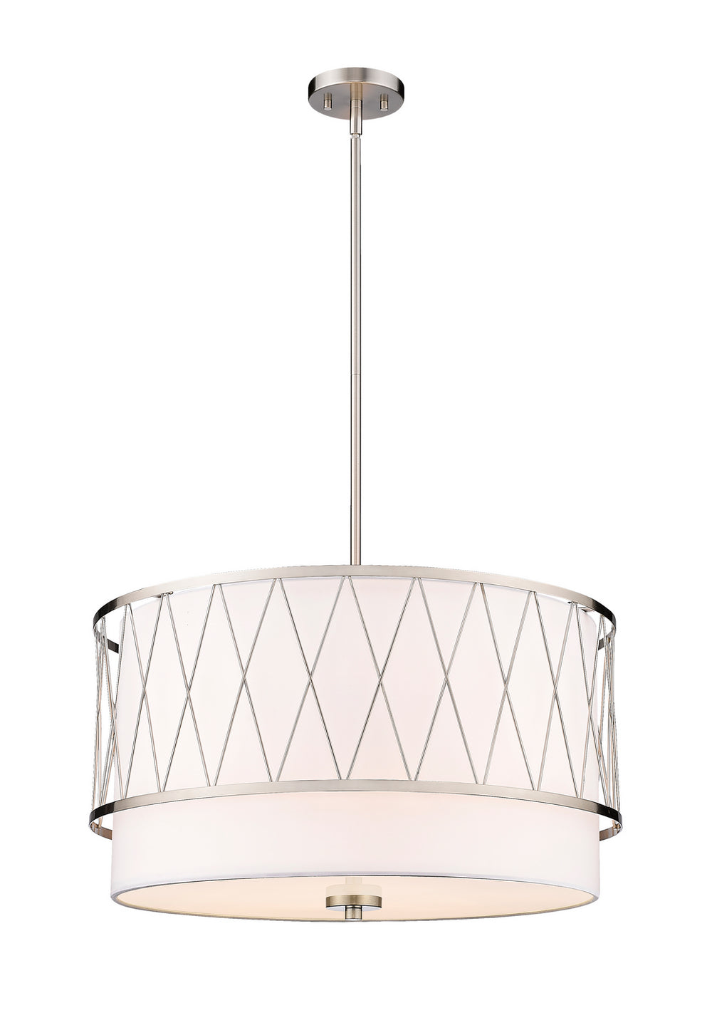 Z-Lite Canada - Four Light Pendant - Dalton - Brushed Nickel- Union Lighting Luminaires Decor