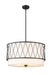 Z-Lite Canada - Four Light Pendant - Dalton - Matte Black- Union Lighting Luminaires Decor
